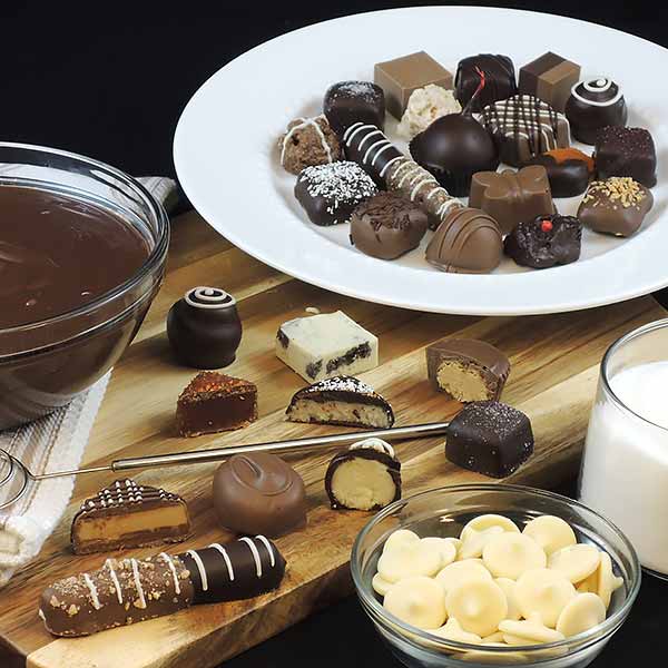 Hand Dipped Chocolates at the Chocolate Truffle