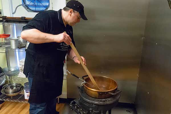 Hand Mixing Chocolate
