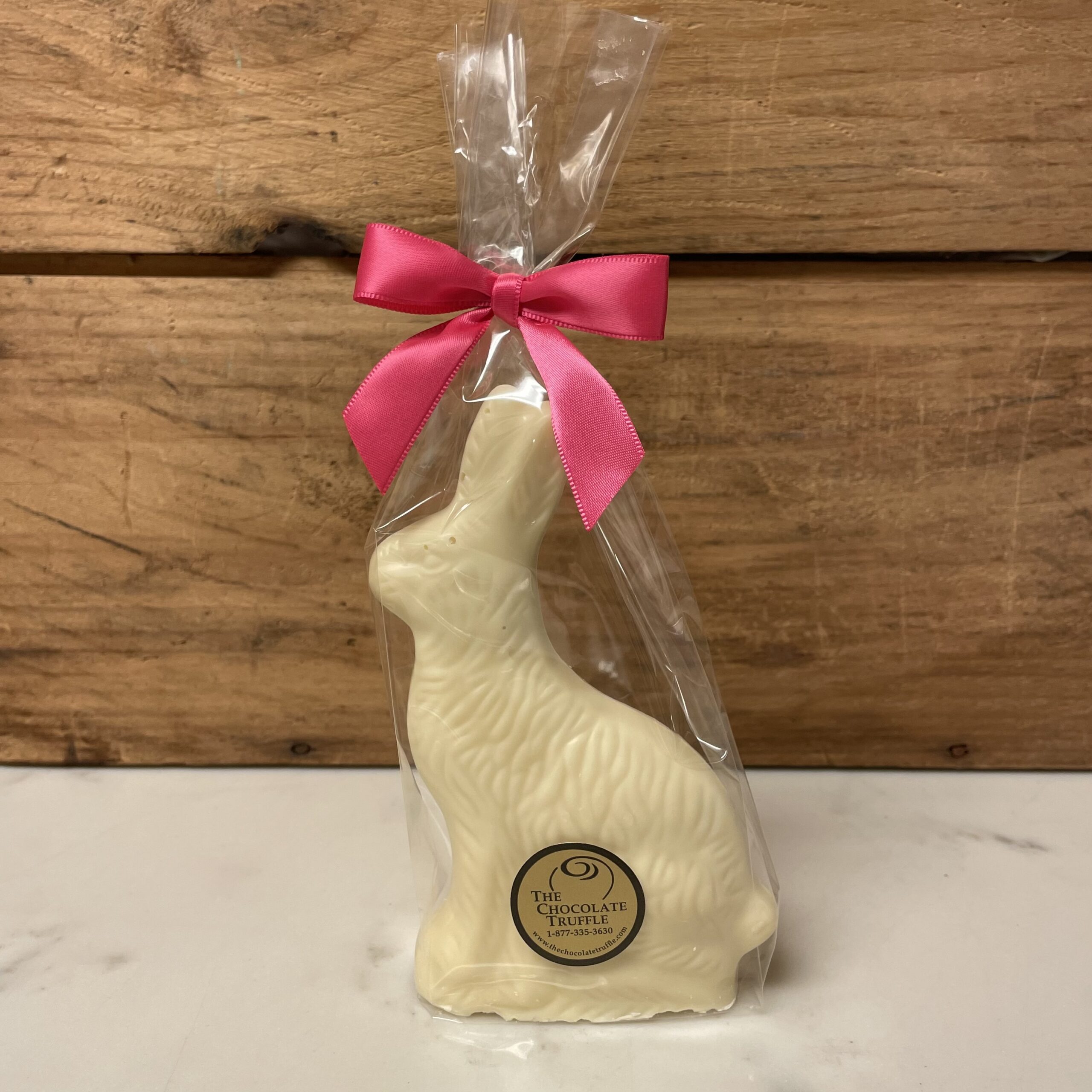 6 oz Solid White Chocolate Easter Bunny