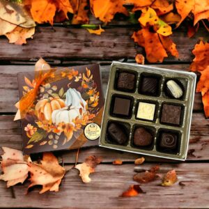 9 Piece Autumn Chocolate Assortment Gift Box
