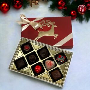 8 Piece Chocolate Assortment in Reindeer Box