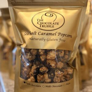 Gluten Free Sea Salt Caramel Popcorn